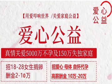崇阳捐卵助孕生子 爱心志愿者招募